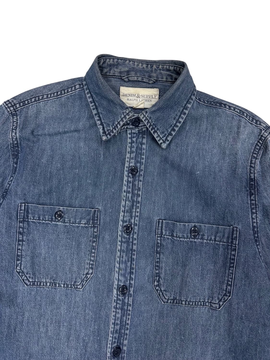 데님앤서플라이 샴브레이 셔츠 (M)  상품이미지2