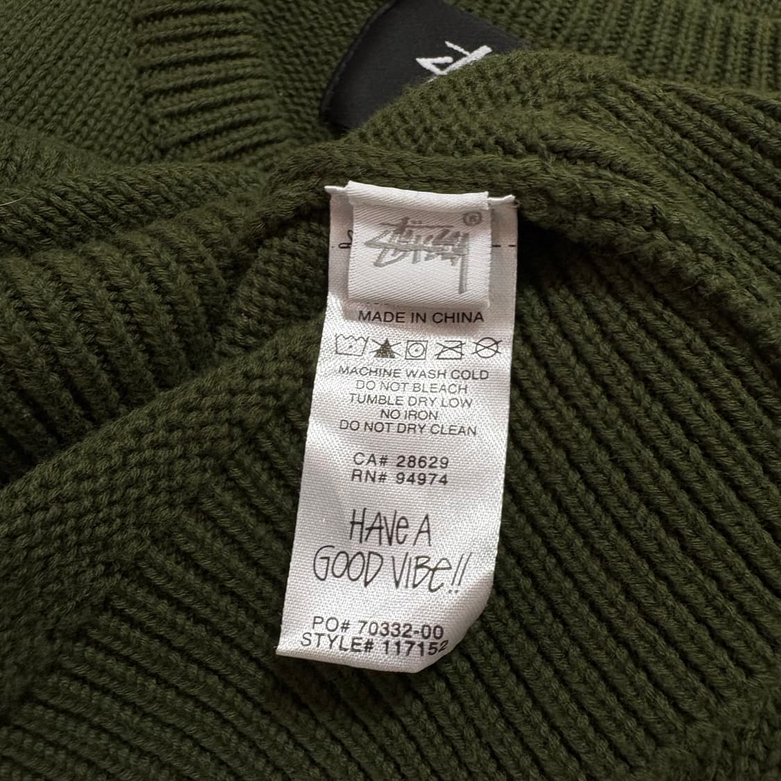 스투시 S컬리 코튼 니트 상품이미지5