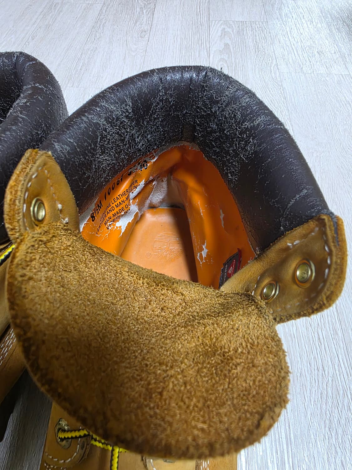 팀버랜드 6인치 프리미엄 부츠 265(많이낡음) 상품이미지7