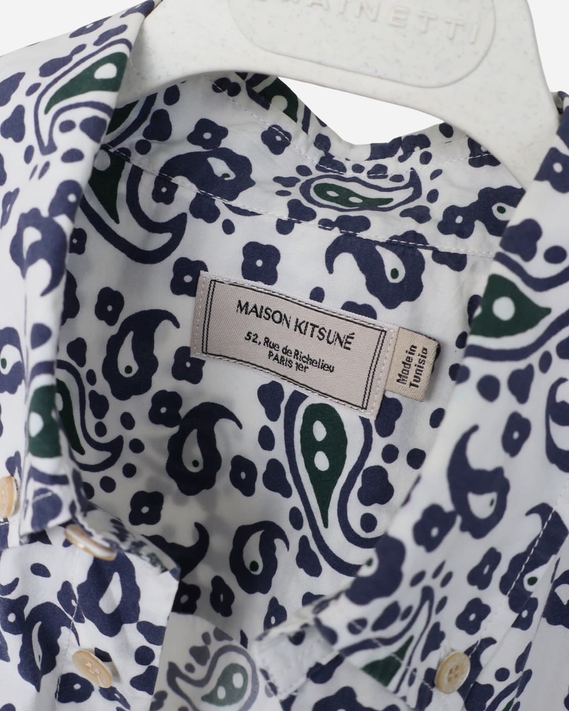 Maison Kitsuné Paisley Print Shirt 상품이미지6
