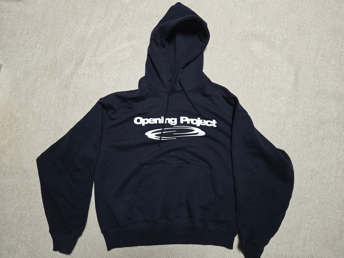 오프닝 프로젝트 후드티 네이비 상품이미지2