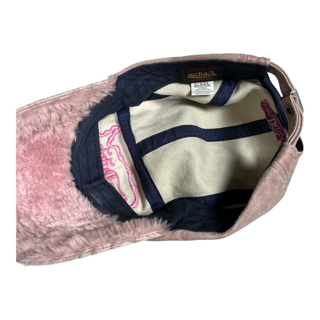 [Von Dutch] 본더치 퍼 스웨이드 볼캡 상품이미지6