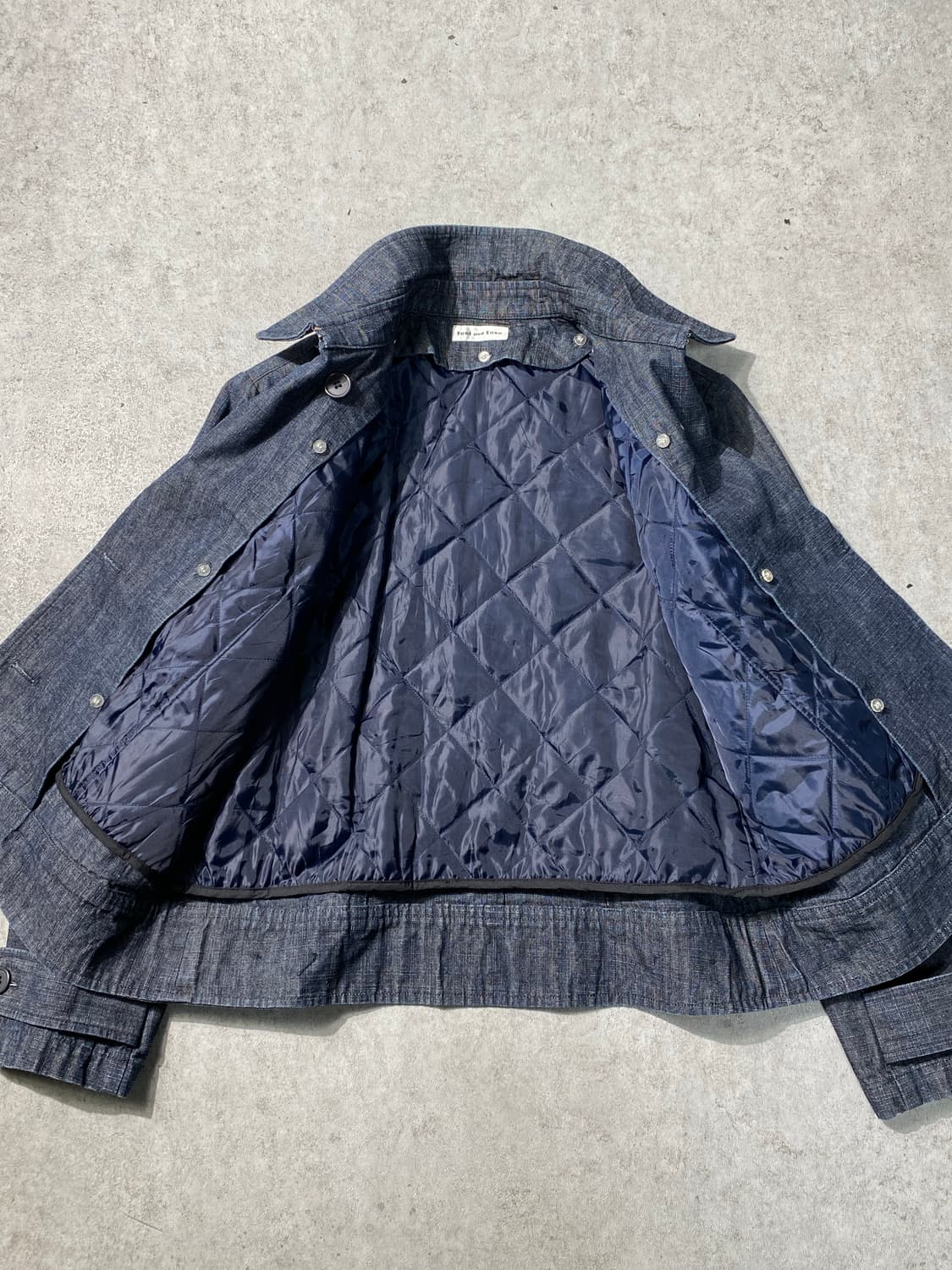 [M] Feel and Ease 재패니즈 빈티지 더블 데님자켓 상품이미지6