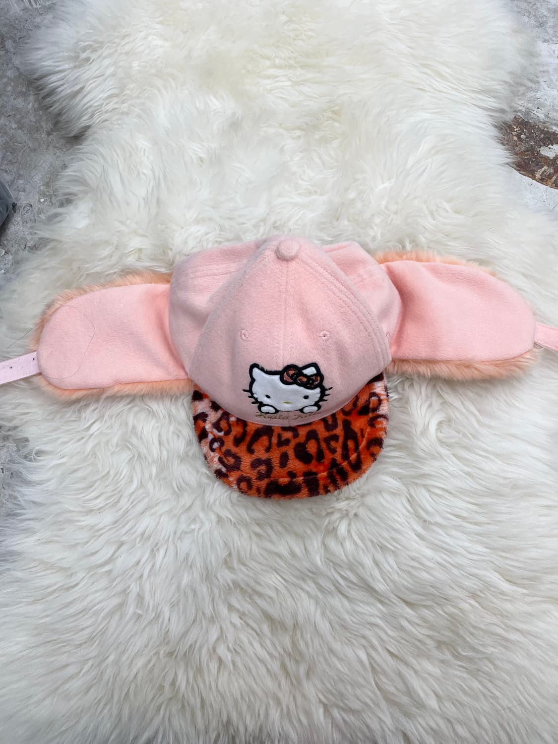 헬로키티 갸루 호피 트루퍼햇 상품이미지5