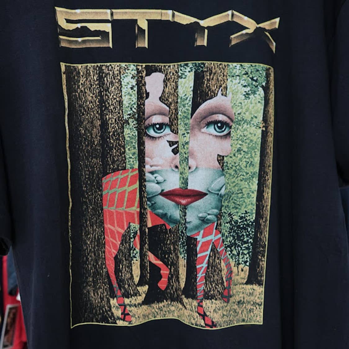 1997년 빈티지 싱글 스티치 Styx Illusion 투어 티셔츠 상품이미지3