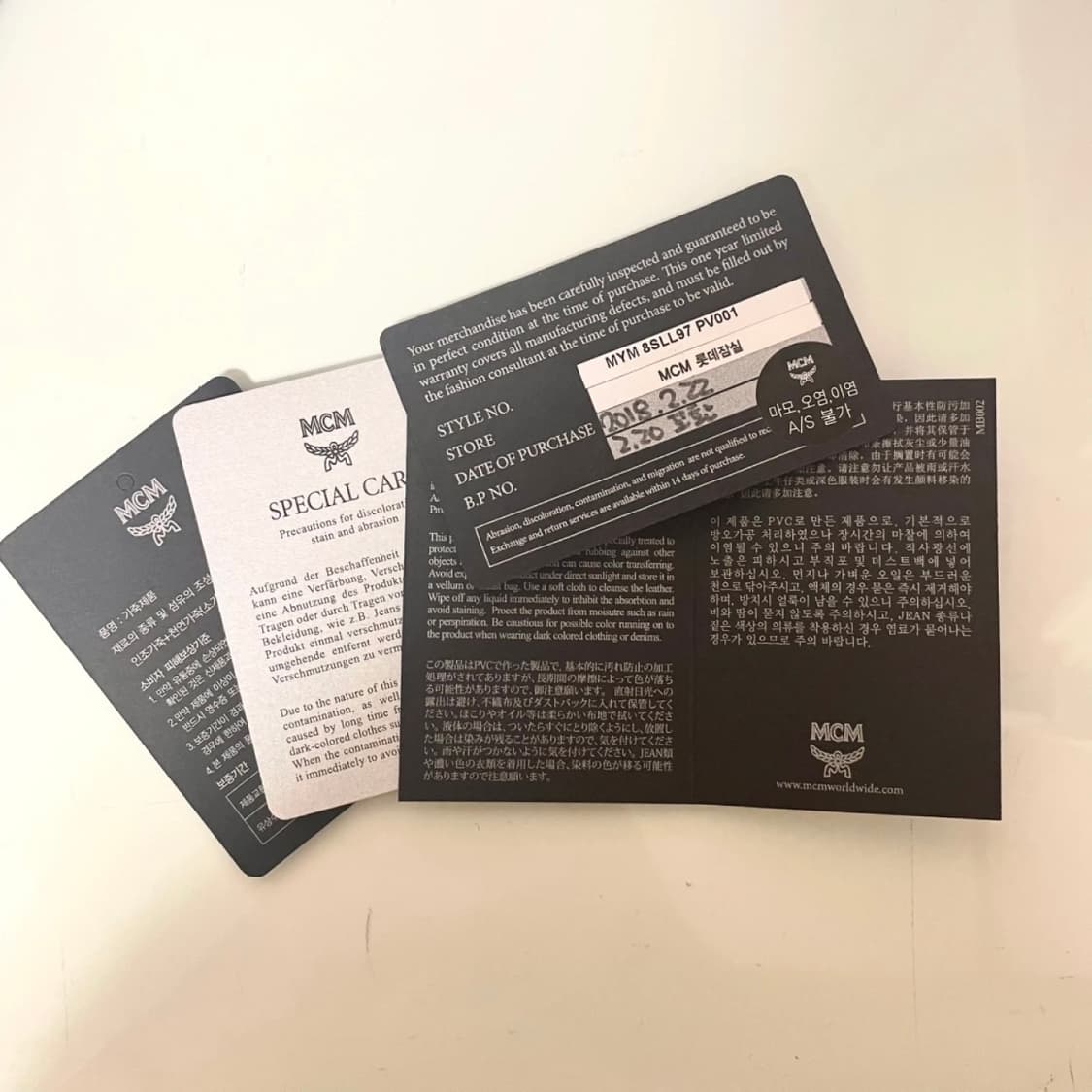 MCM 비세토스 리본 핑크 중지갑 상품이미지8