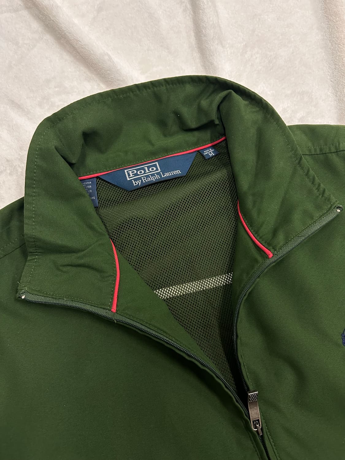 (M)폴로랄프로렌 폴리쉘 풀오버 하프집업 아노락 딥그린 상품이미지3