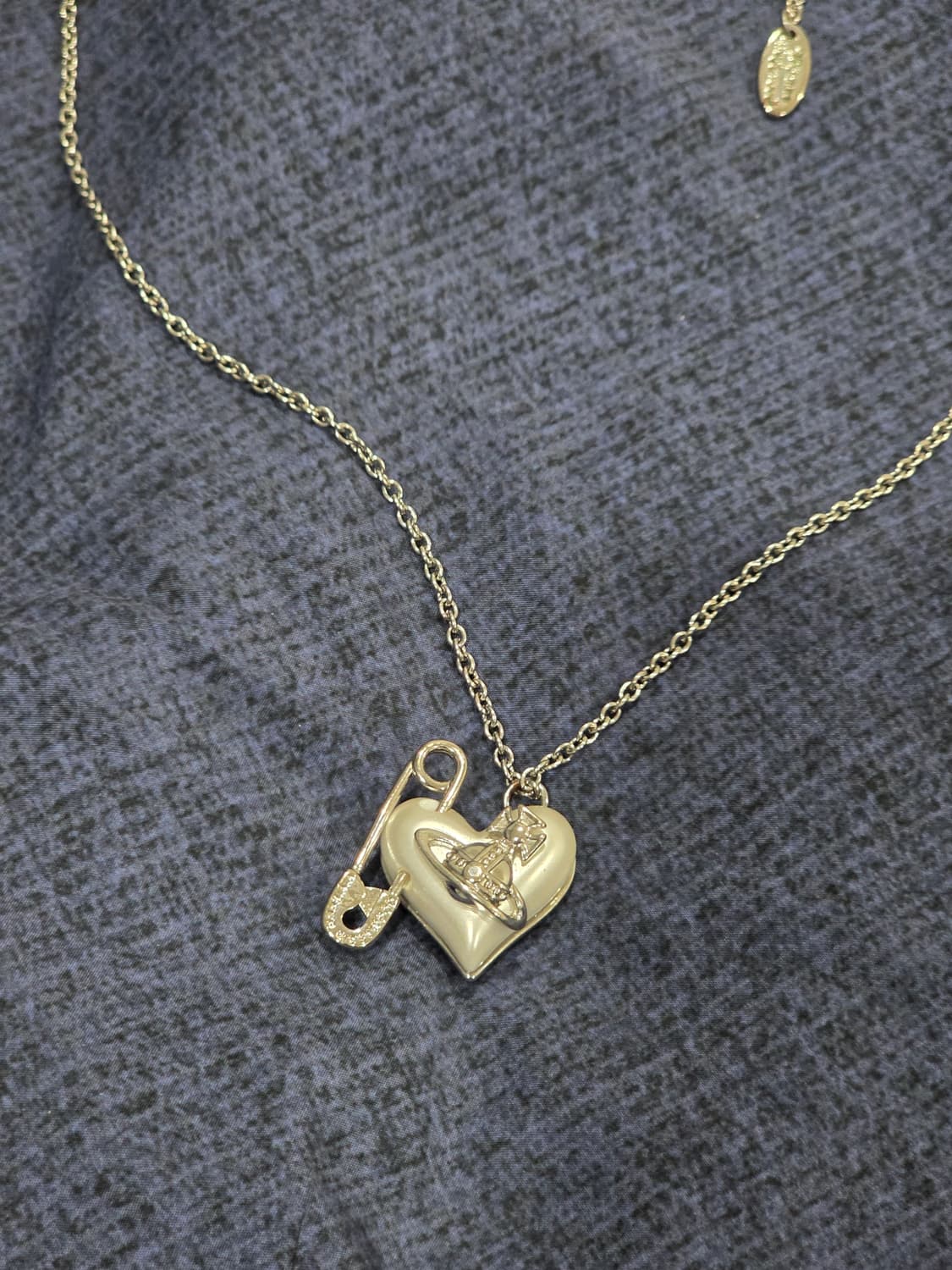 비비안웨스트 오리에타 하트 목걸이(화이트) 상품이미지4