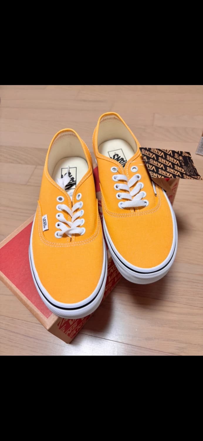 새상품)  반스 어센틱 컬러 띠어리 골든 글로우 상품이미지1