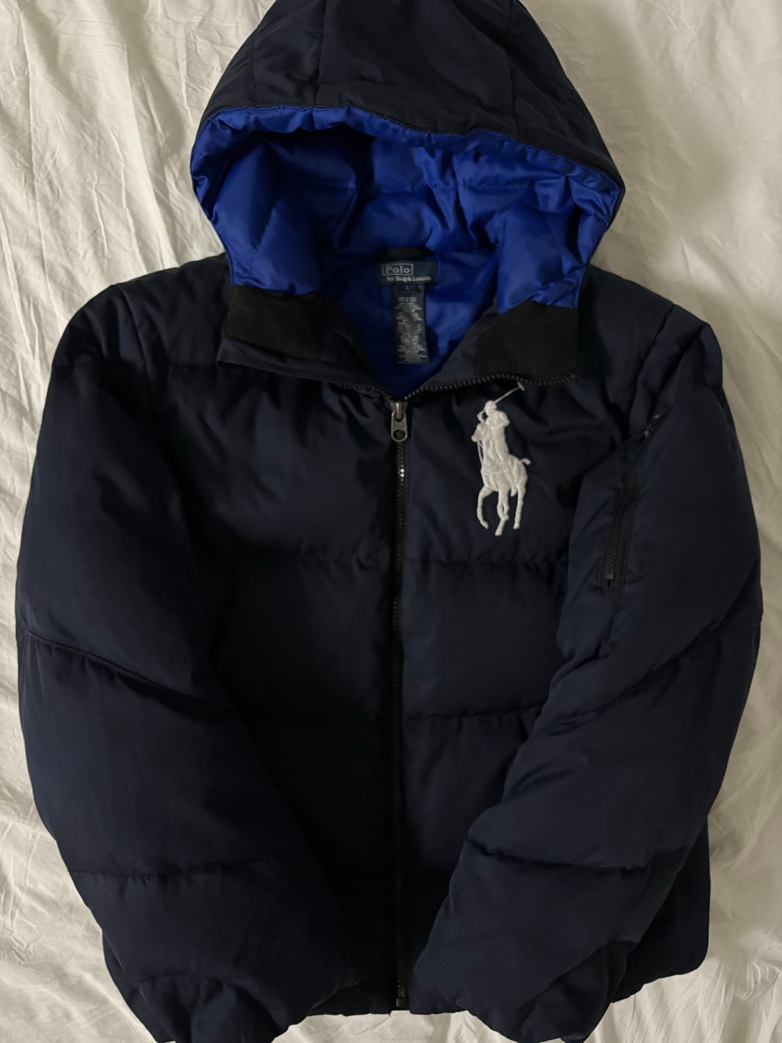폴로 빅포니 패딩 네이비 상품이미지1