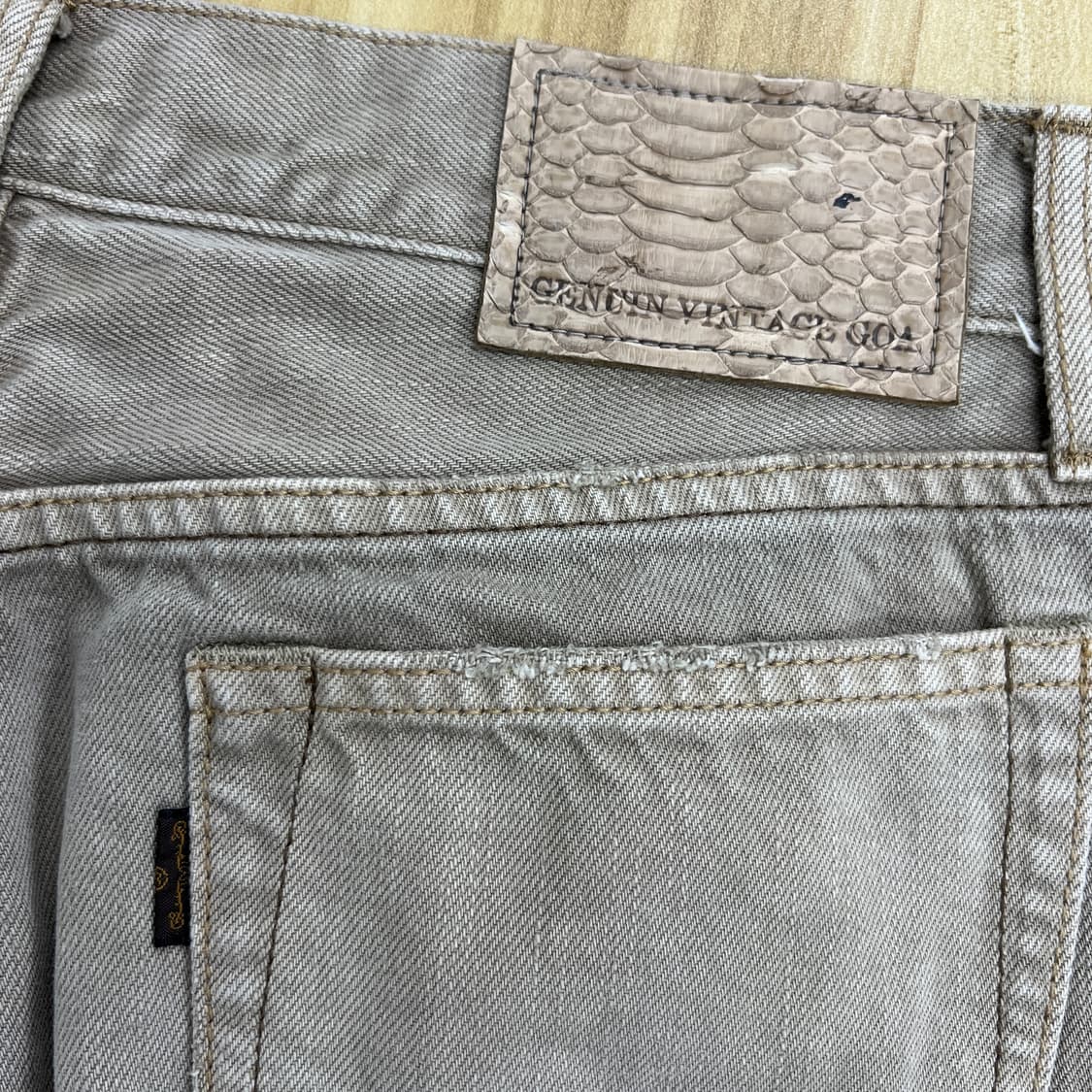 goa 고아 피그먼트 다잉 페이딩 데님 팬츠 상품이미지7