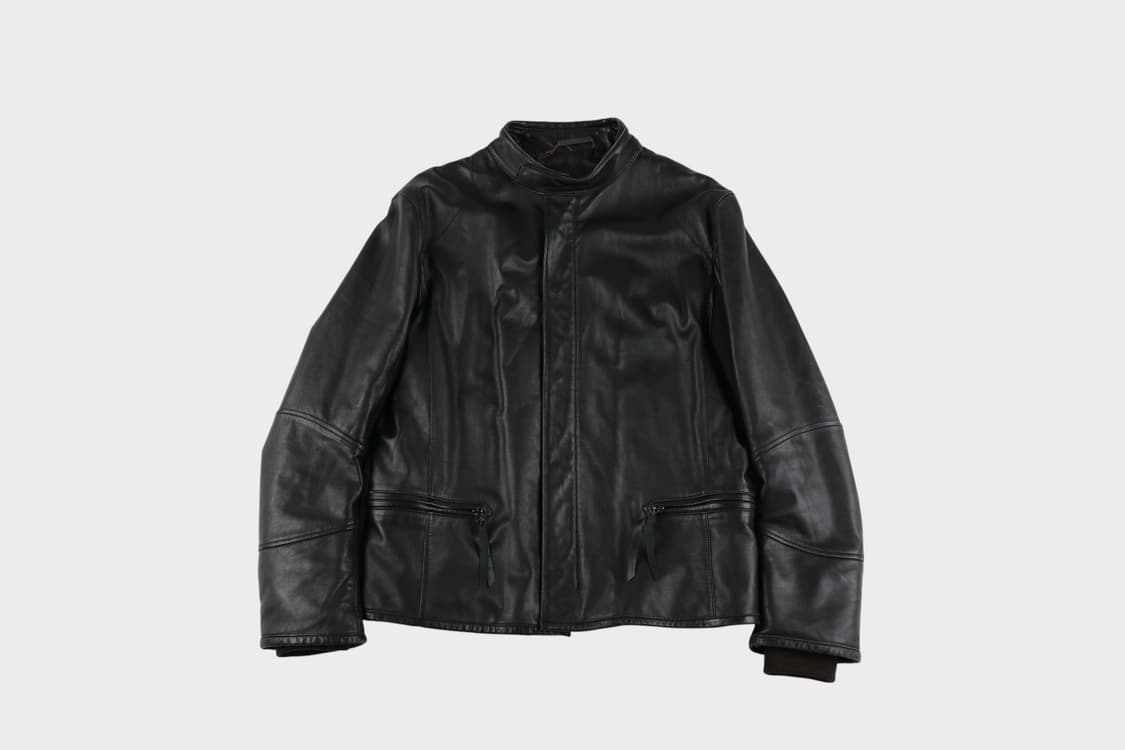 [L] 빈티지 양가죽 싱글 라이더 자켓 상품이미지1