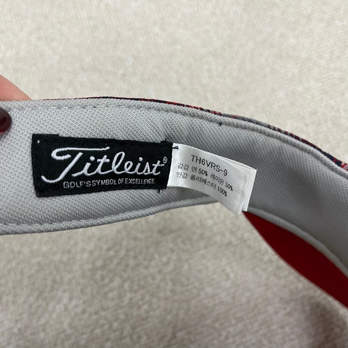 F 타이틀리스트 골프 썬캡 모자 0122M2 상품이미지4
