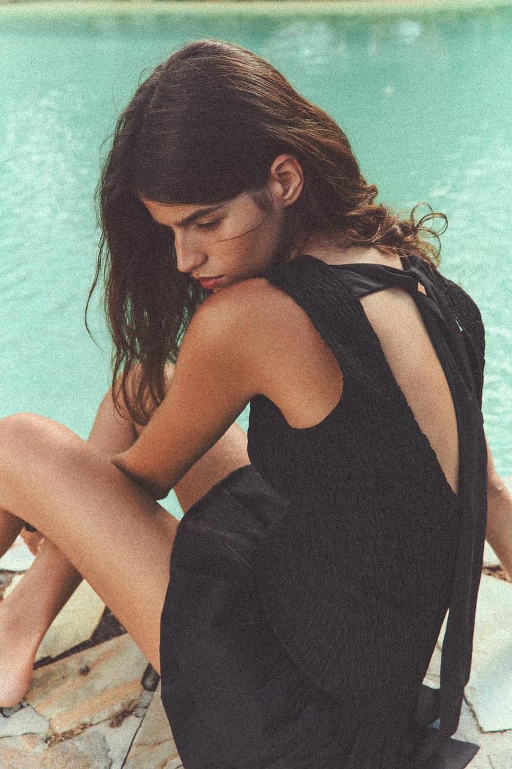 ZARA 프릴 포플린 미니 원피스 상품이미지1