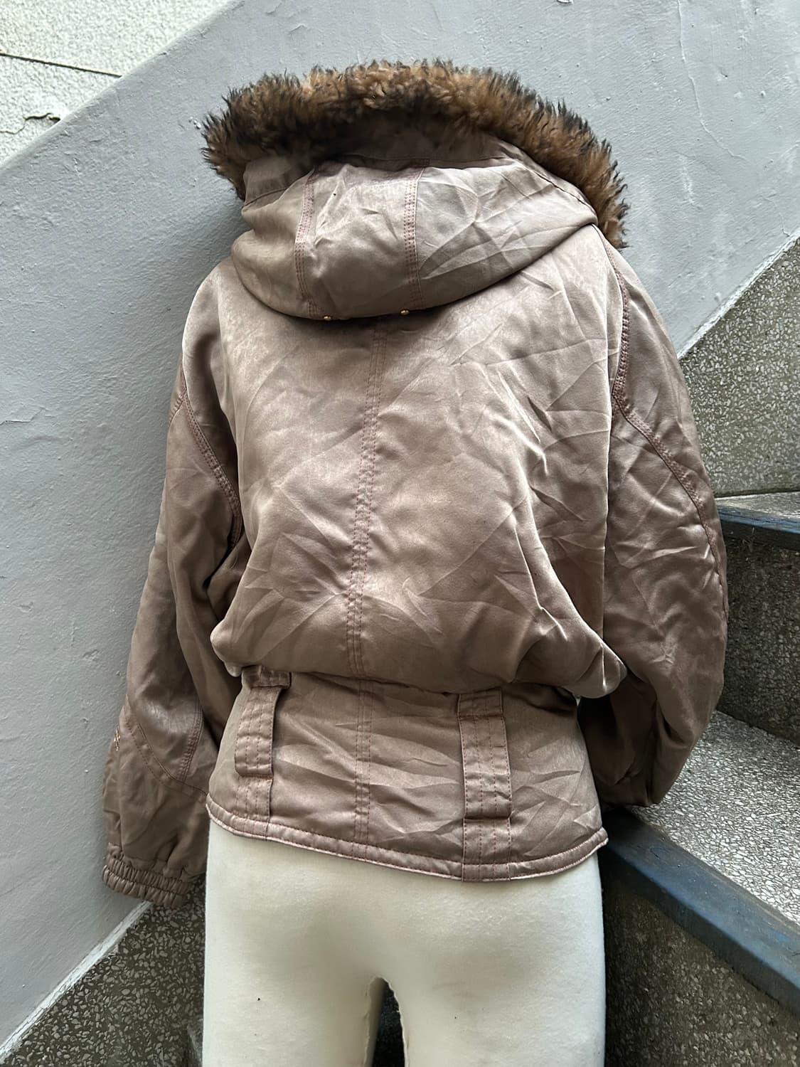 2000s JPN 울프죠 퍼 자켓  상품이미지4