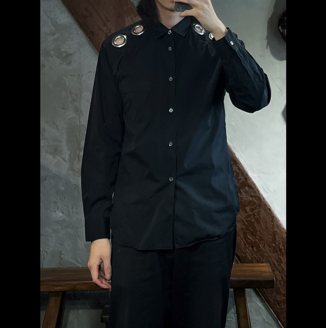 22aw꼼데가르송 셔츠 아일렛 셔츠 상품이미지3