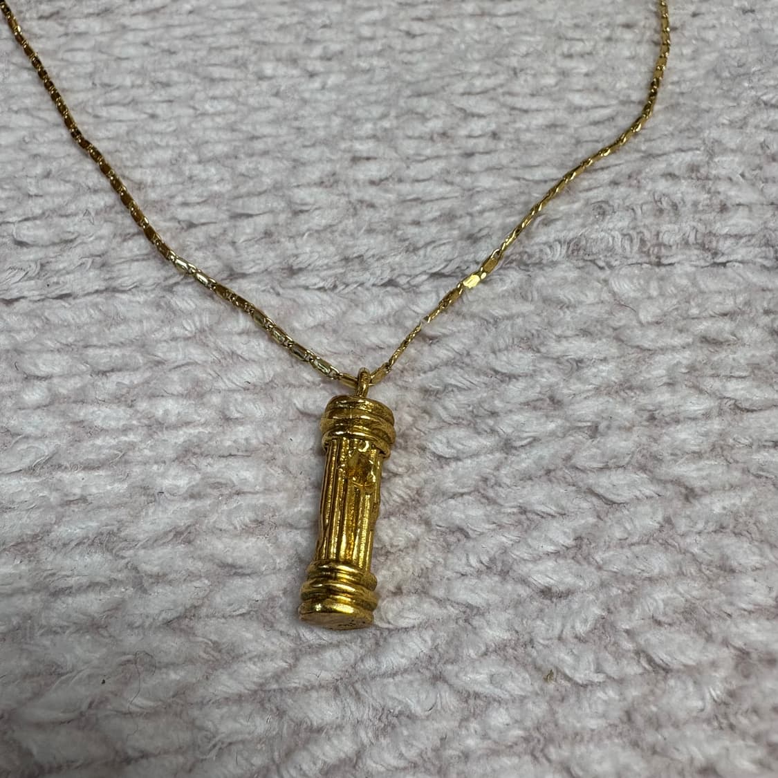 알리기에리 pillar 24k 도금 목걸이 상품이미지2