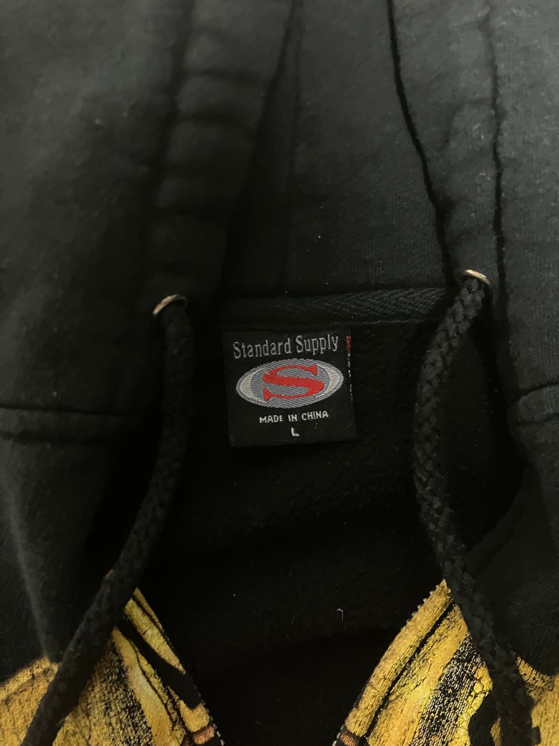 건즈앤로지스 빈티지 후드집업 블랙 상품이미지2