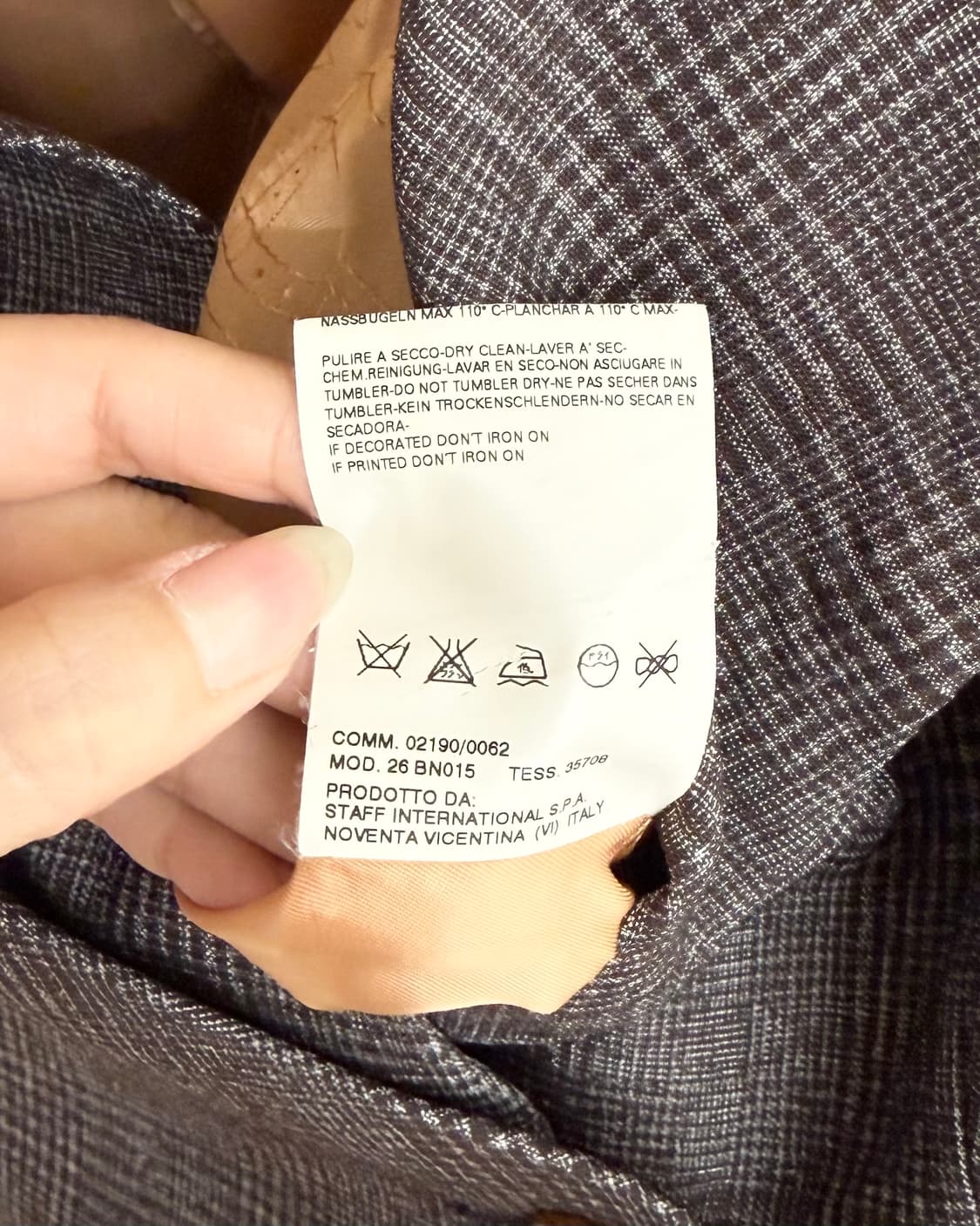 비비안 웨스트우드 브라운 체커드 블레이저 상품이미지9