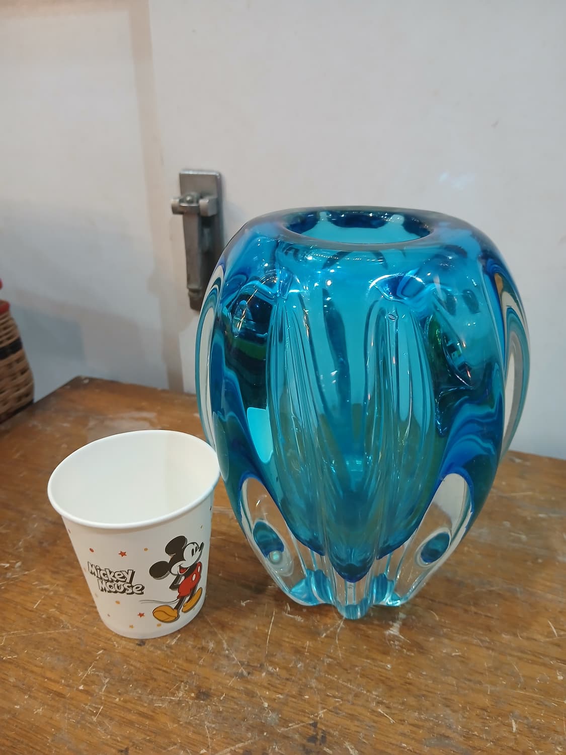 빈티지 나루미 글라스 화병 상품이미지5