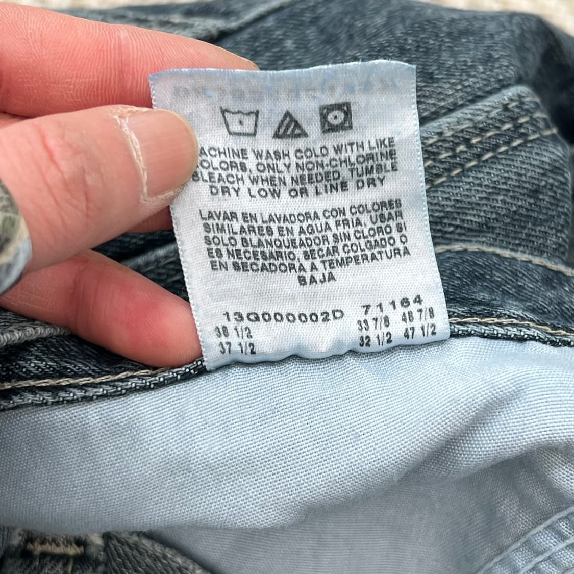 리 덩가리 카펜터 데님팬츠 r3393 상품이미지7