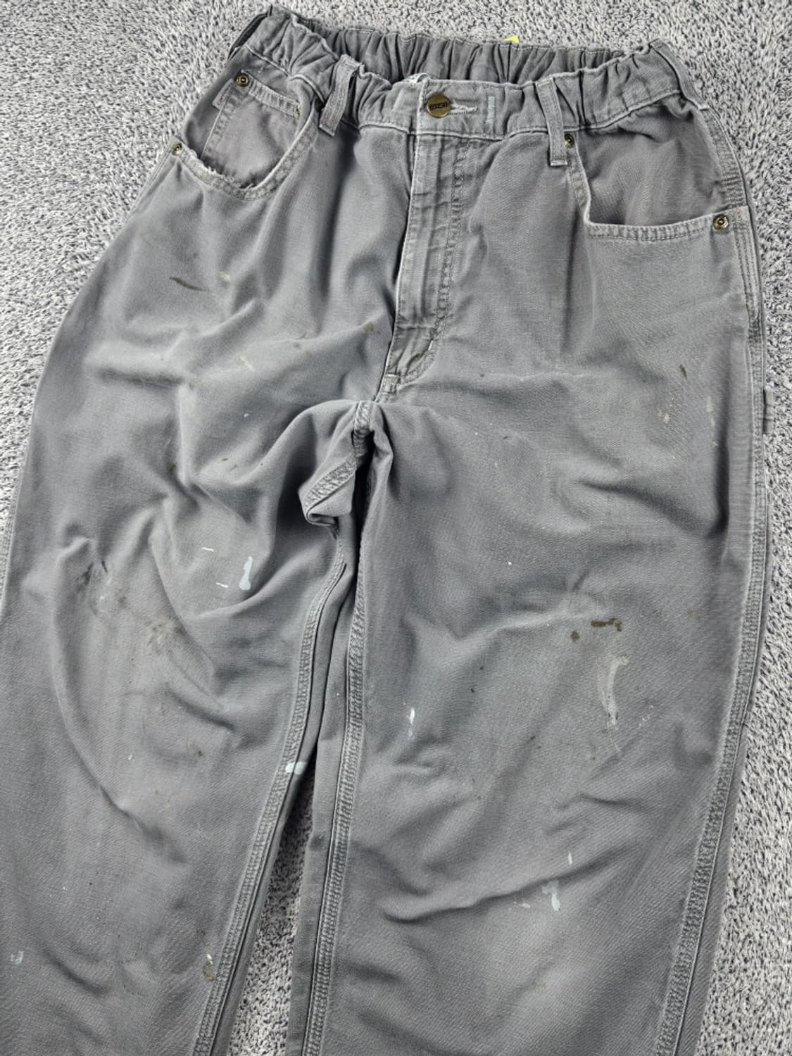 칼하트 밴딩커스텀 캔버스 카펜터 워크 팬츠 (38X34) / 10637 상품이미지5