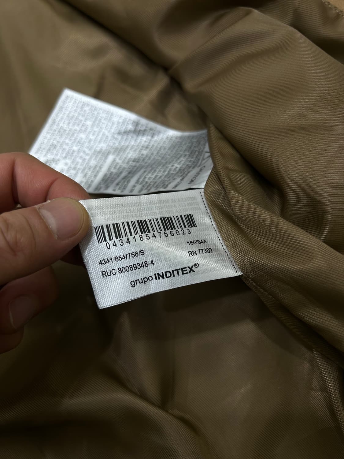 [한국M]ZARA 스웨이드 블루종 자켓/미드카멜 상품이미지6