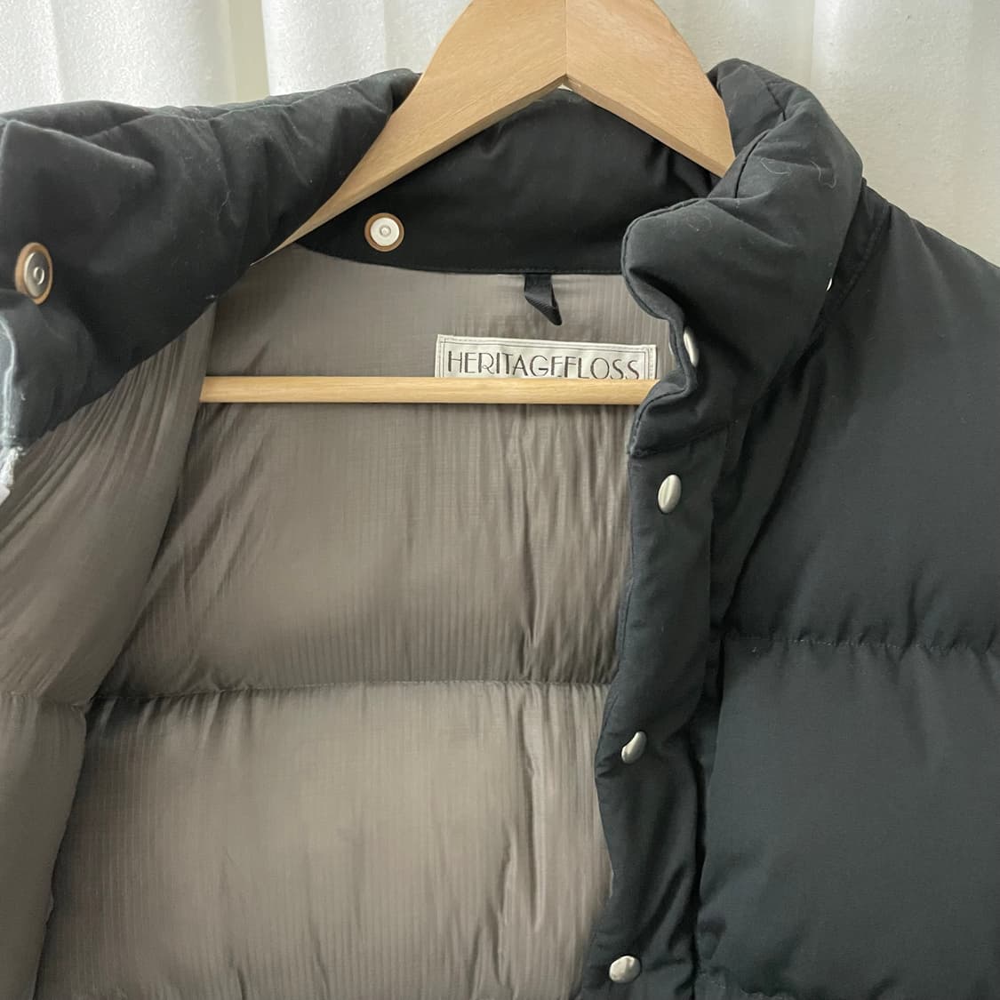 헤리티지 플로스 블랙 패딩자켓 상품이미지5