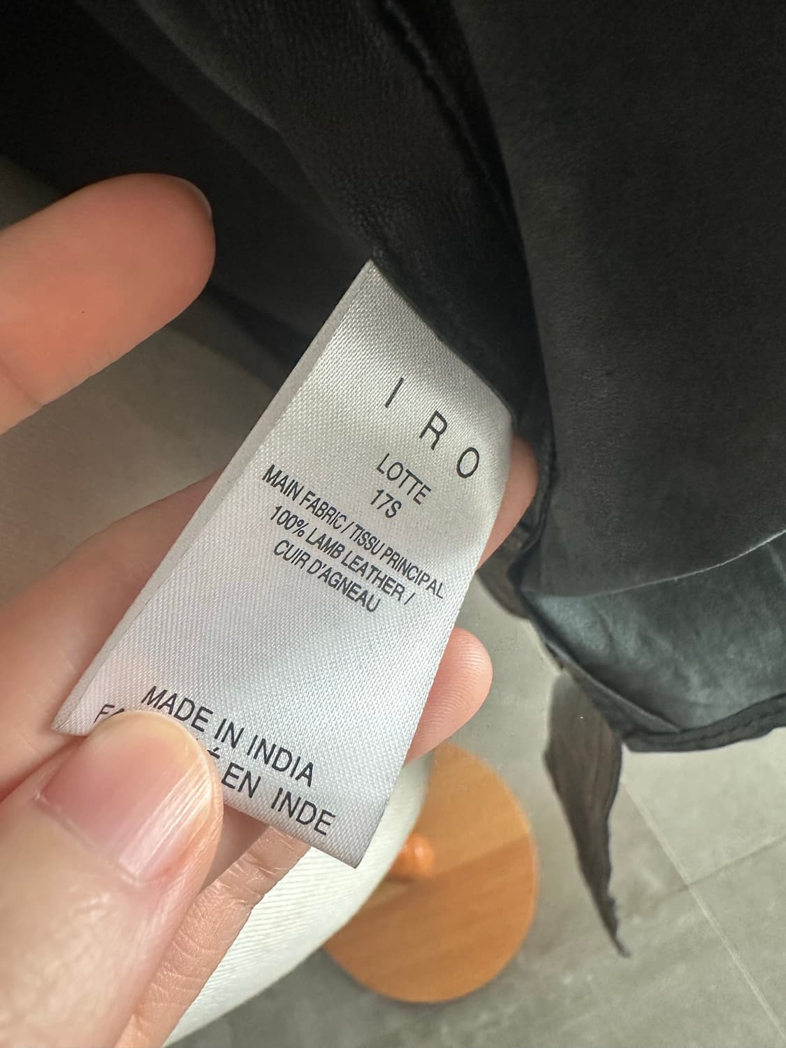 이로 Iro 양가죽 셔츠 (리얼 양가죽) 상품이미지5