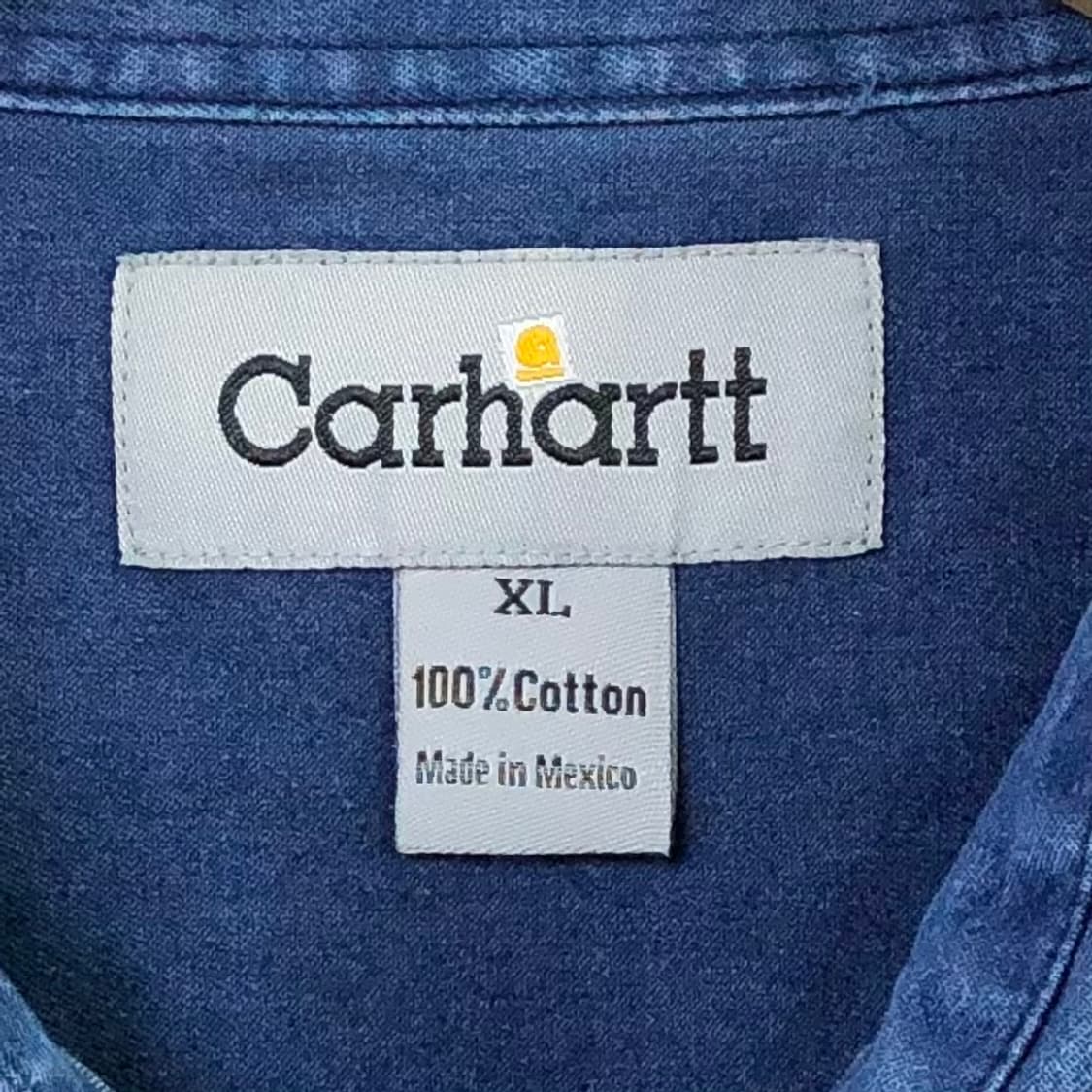 Xxl 칼하트 데님 셔츠 상품이미지3
