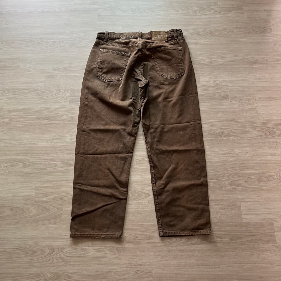 [36X30] 90s 빈티지 리바이스 565 브라운 made in usa 상품이미지4