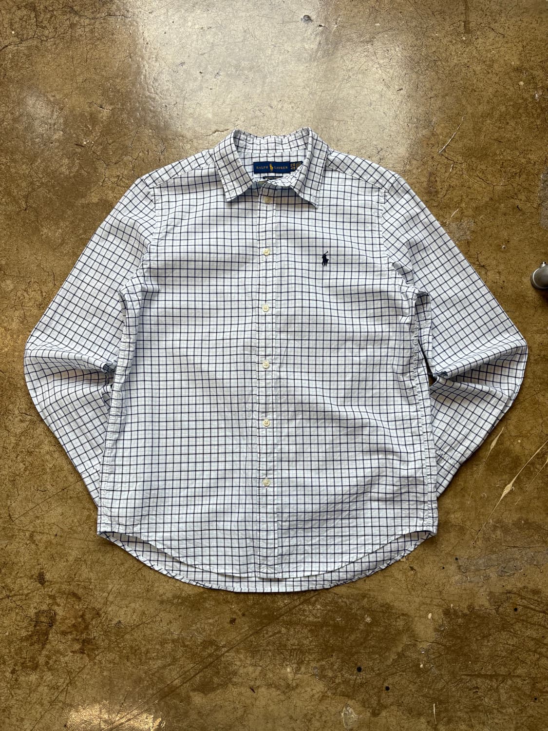 폴로 신형라벨 체크 셔츠 상품이미지2