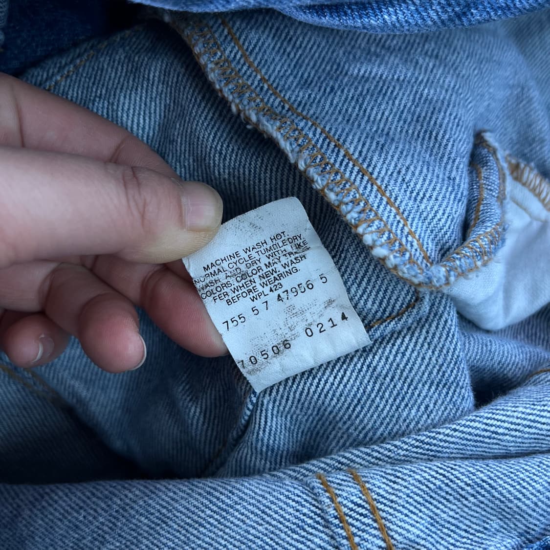 95 리바이스 90s USA 데님 트러커 자켓 상품이미지8