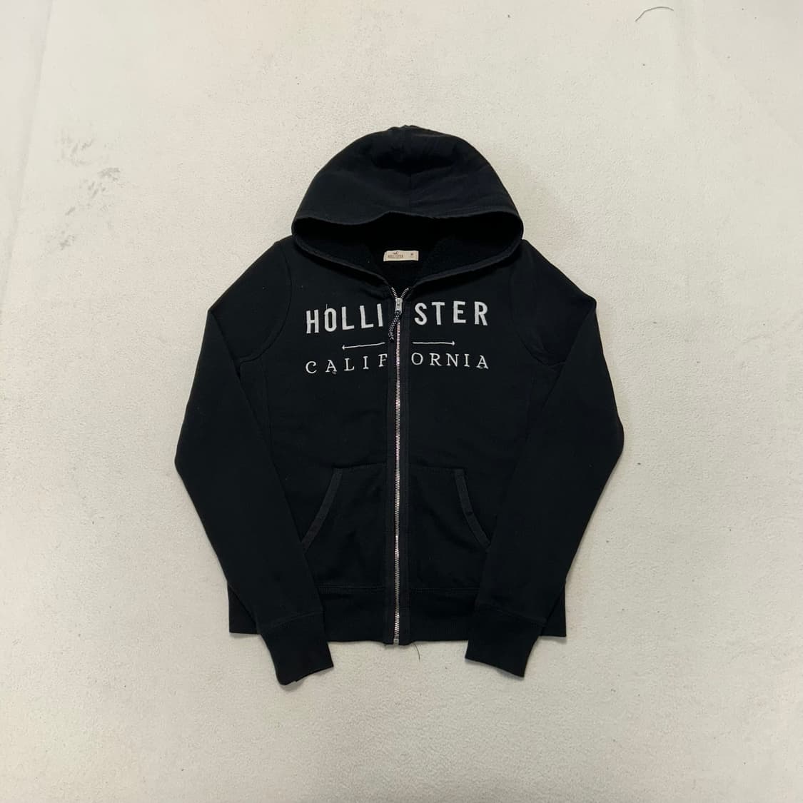 Hollister black fleece Hoodie Zip-up 상품이미지4