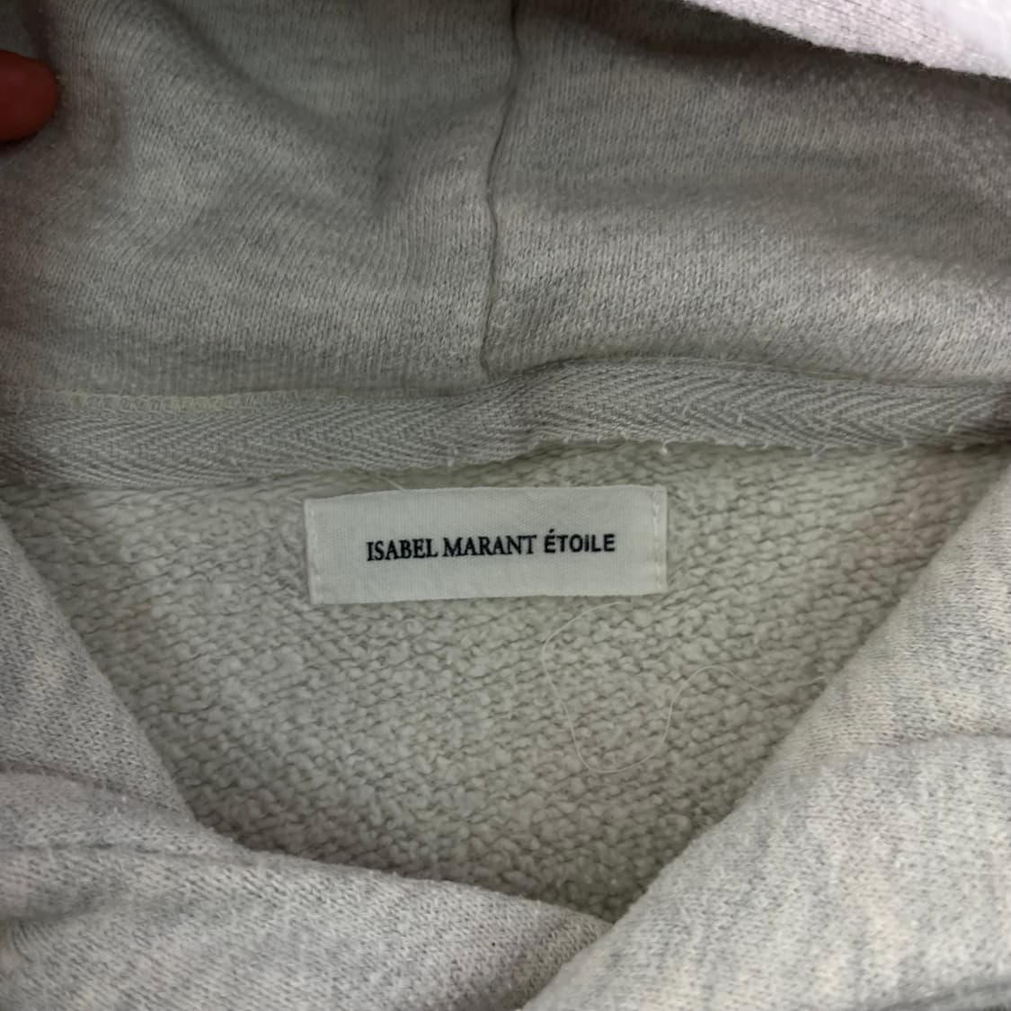 100 이자벨마랑 빅로고 후드티 상품이미지3