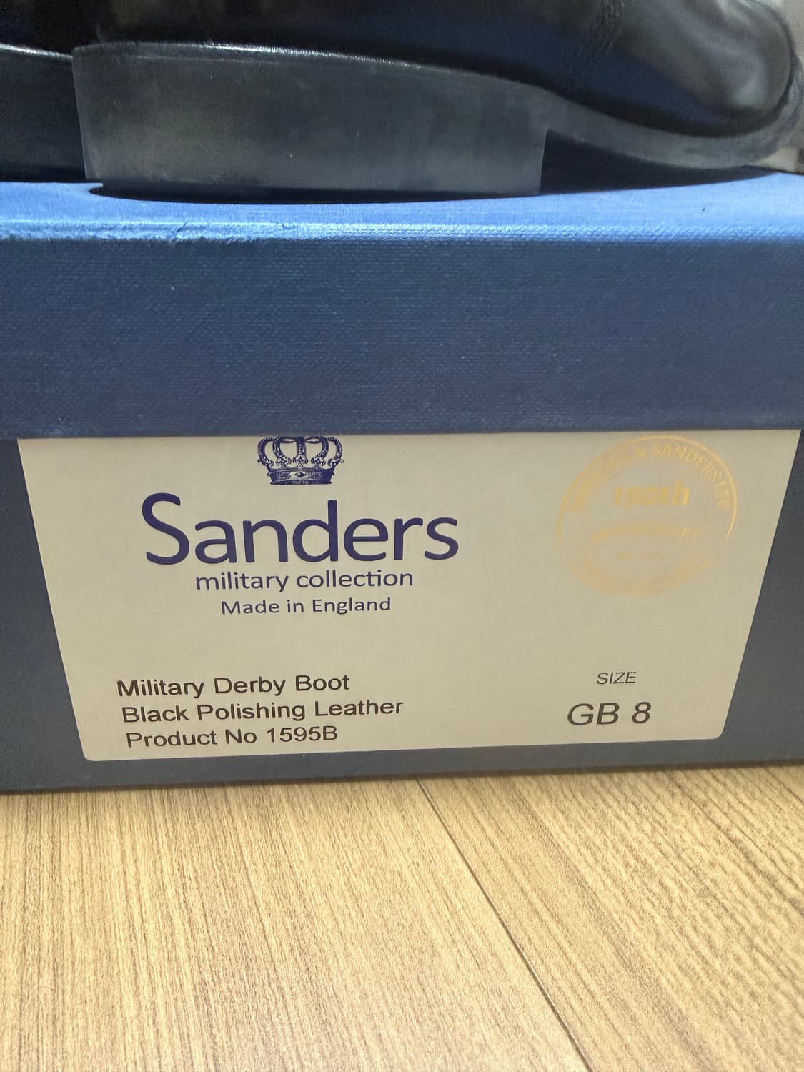 샌더스 밀리터리 캡토 부츠 uk8사이즈 상품이미지4