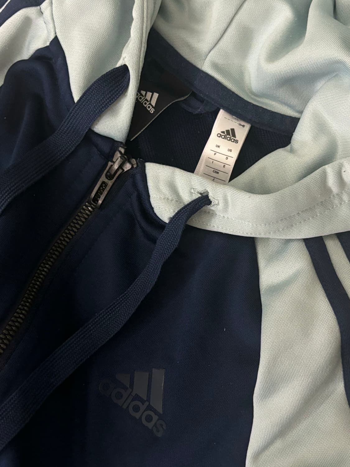 빈티지 아디다스 애플민트 나그랑 후드집업 아디다스져지 상품이미지2