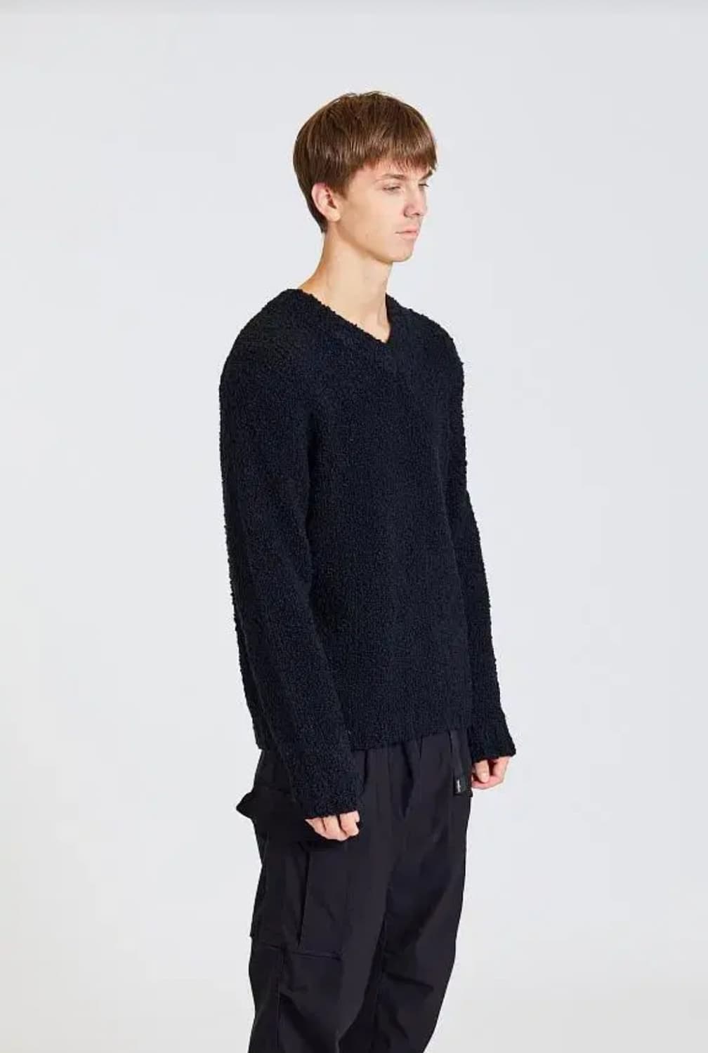 선플라워 아스케 스웨터 블랙 (M) 상품이미지1