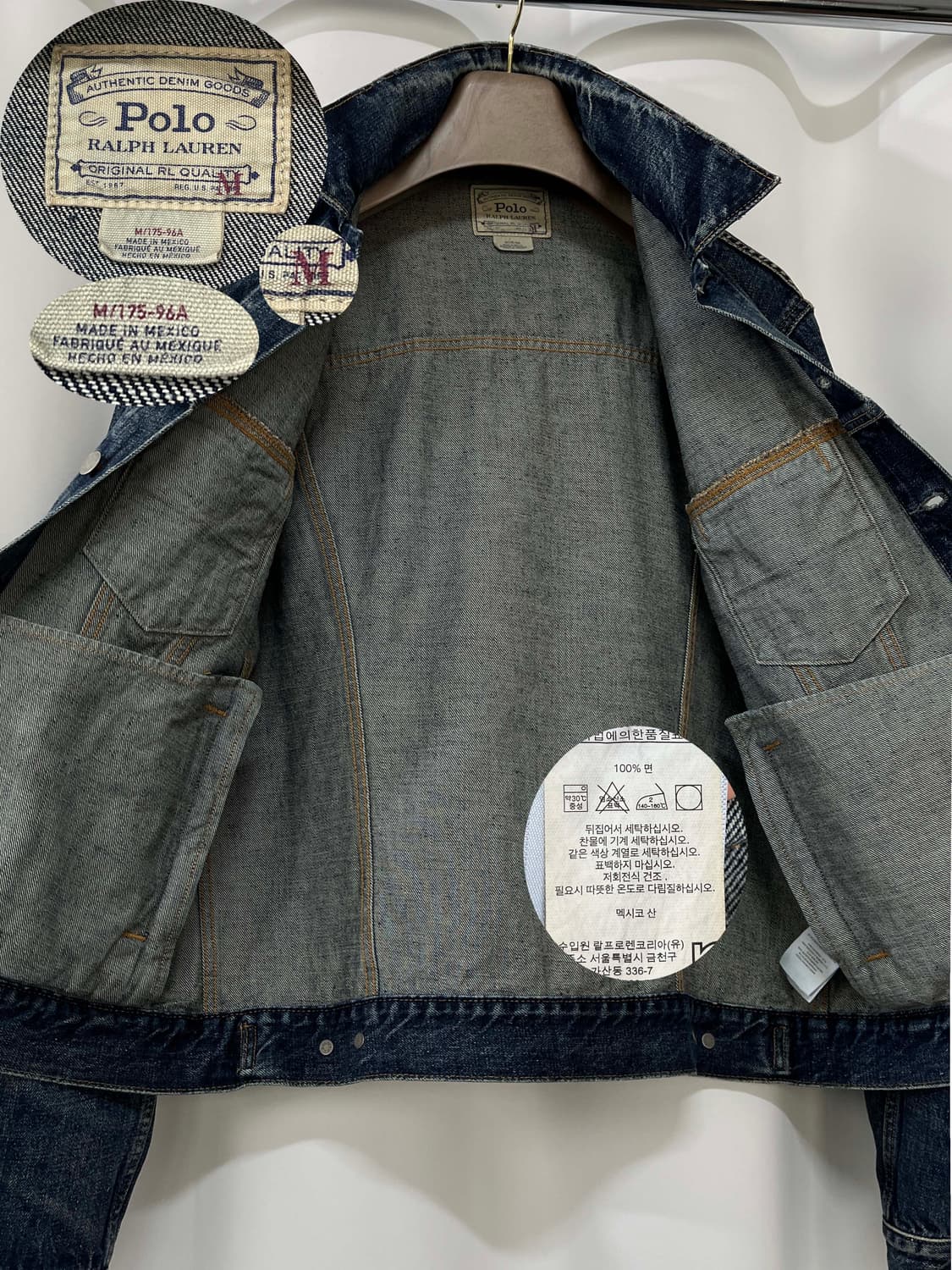 폴로 랄프로렌 페이드 워싱 데님 트러커 자켓 상품이미지3