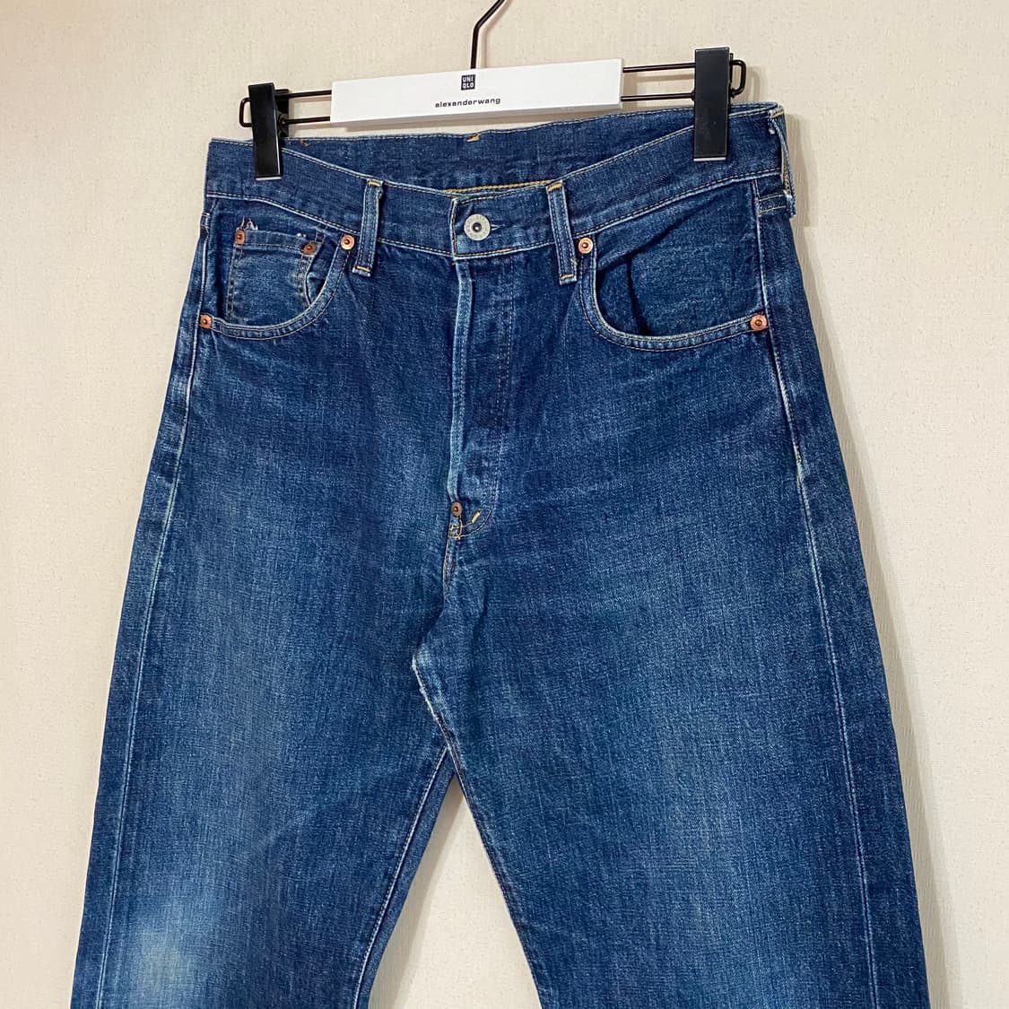 (33)Levis 리바이스702xx 빅e 신치백청바지 상품이미지2