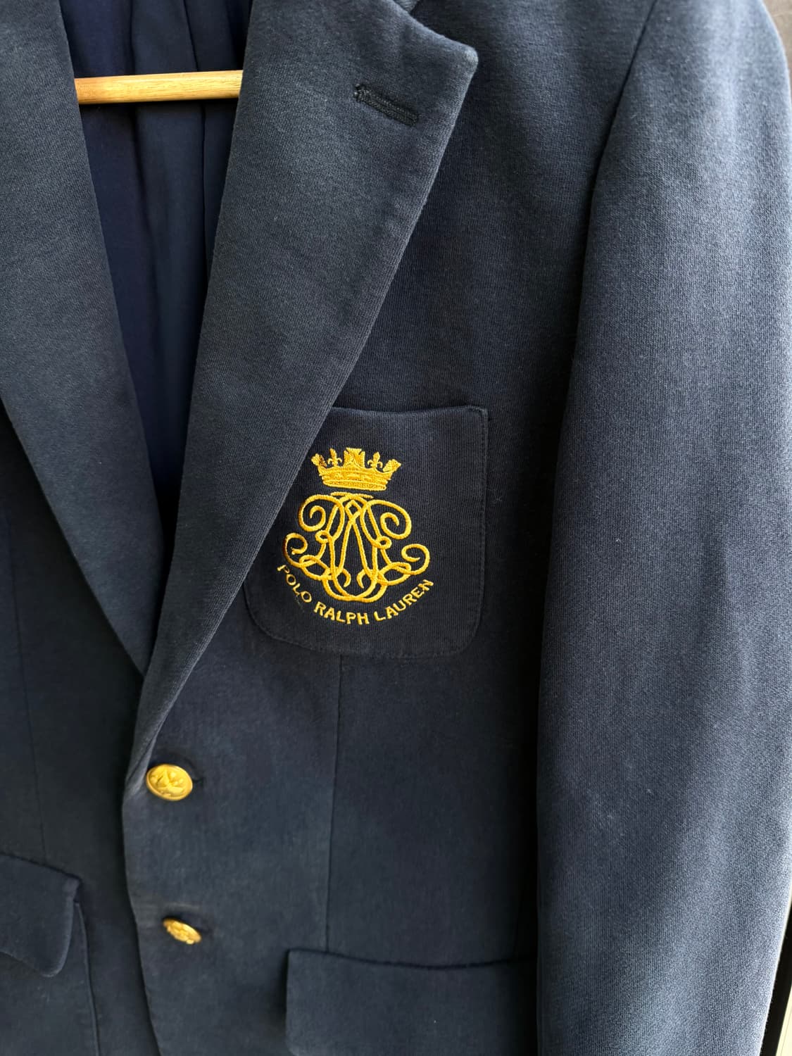4/ 폴로랄프로렌 로고 크레스트 스웻 블레이저 상품이미지5
