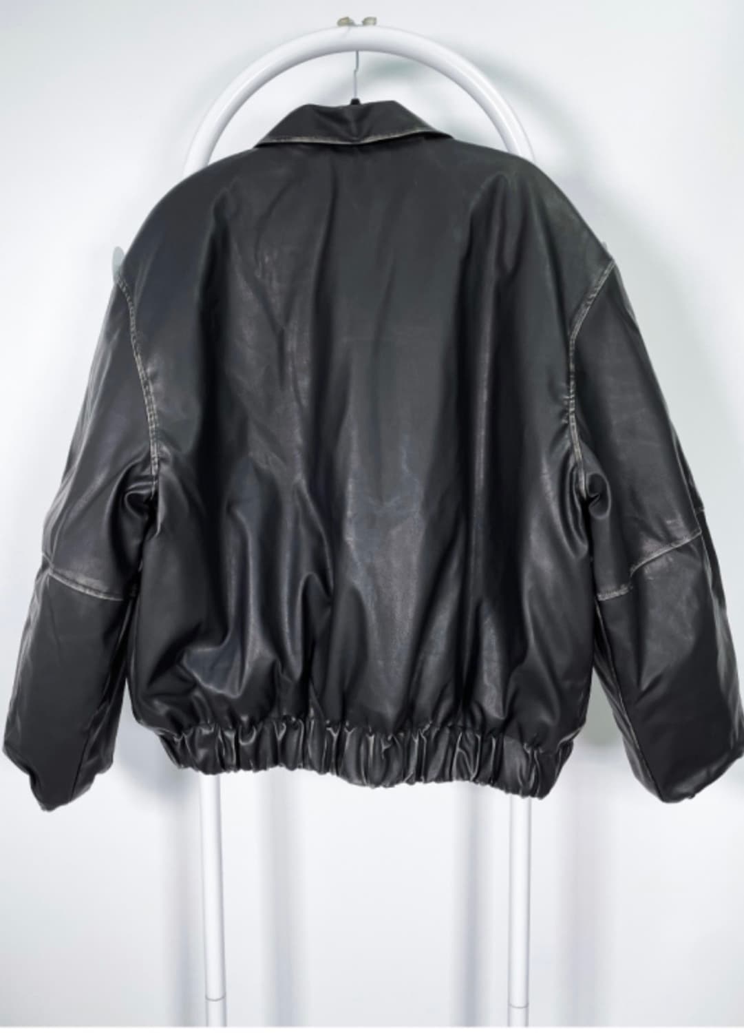 [원가 15만원] 레더/가죽 패딩 자켓 Leather padding 상품이미지10