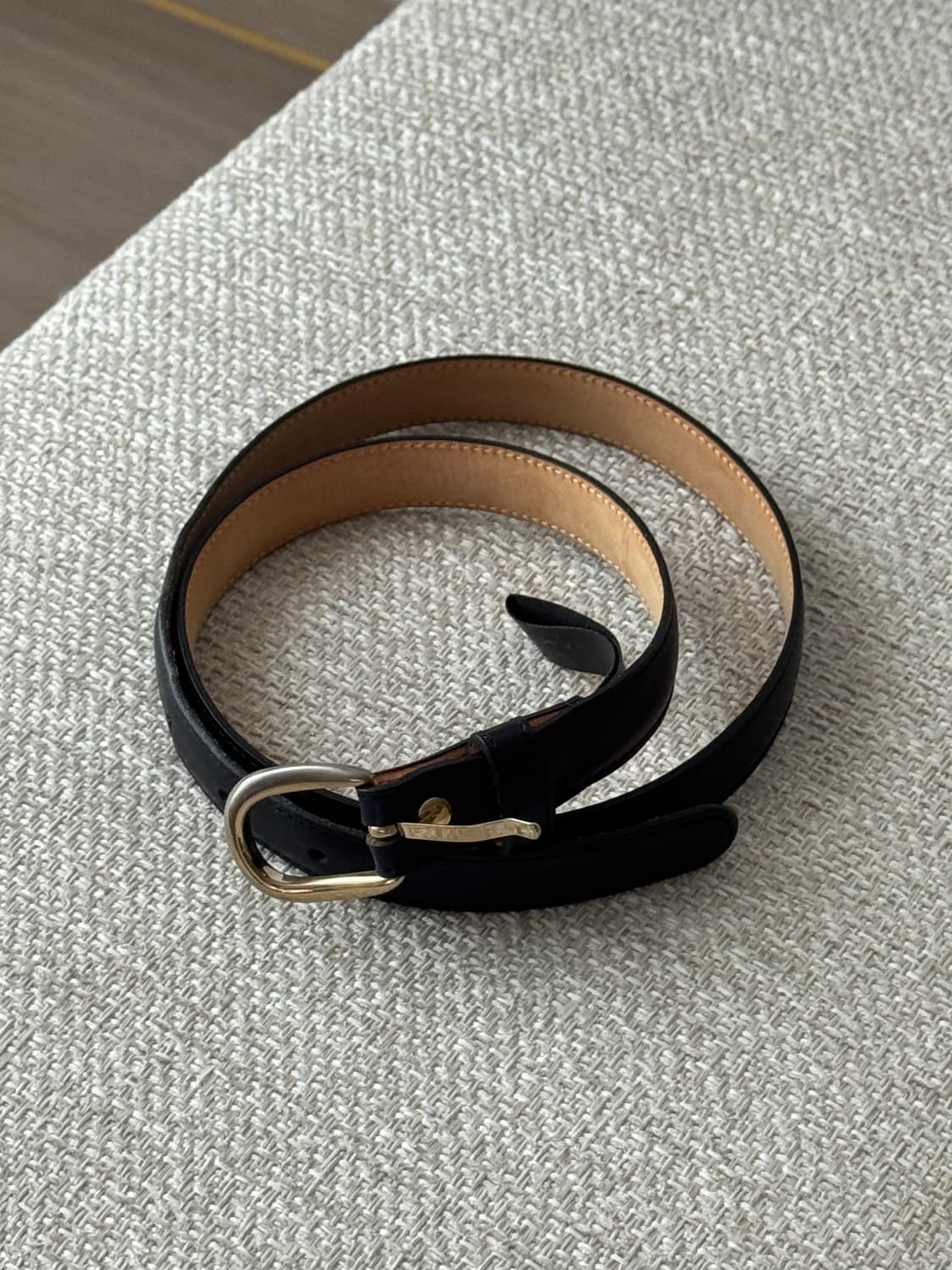 아페쎄 로제트 블랙 가죽 벨트 A.P.C. Rosette Belt 상품이미지3