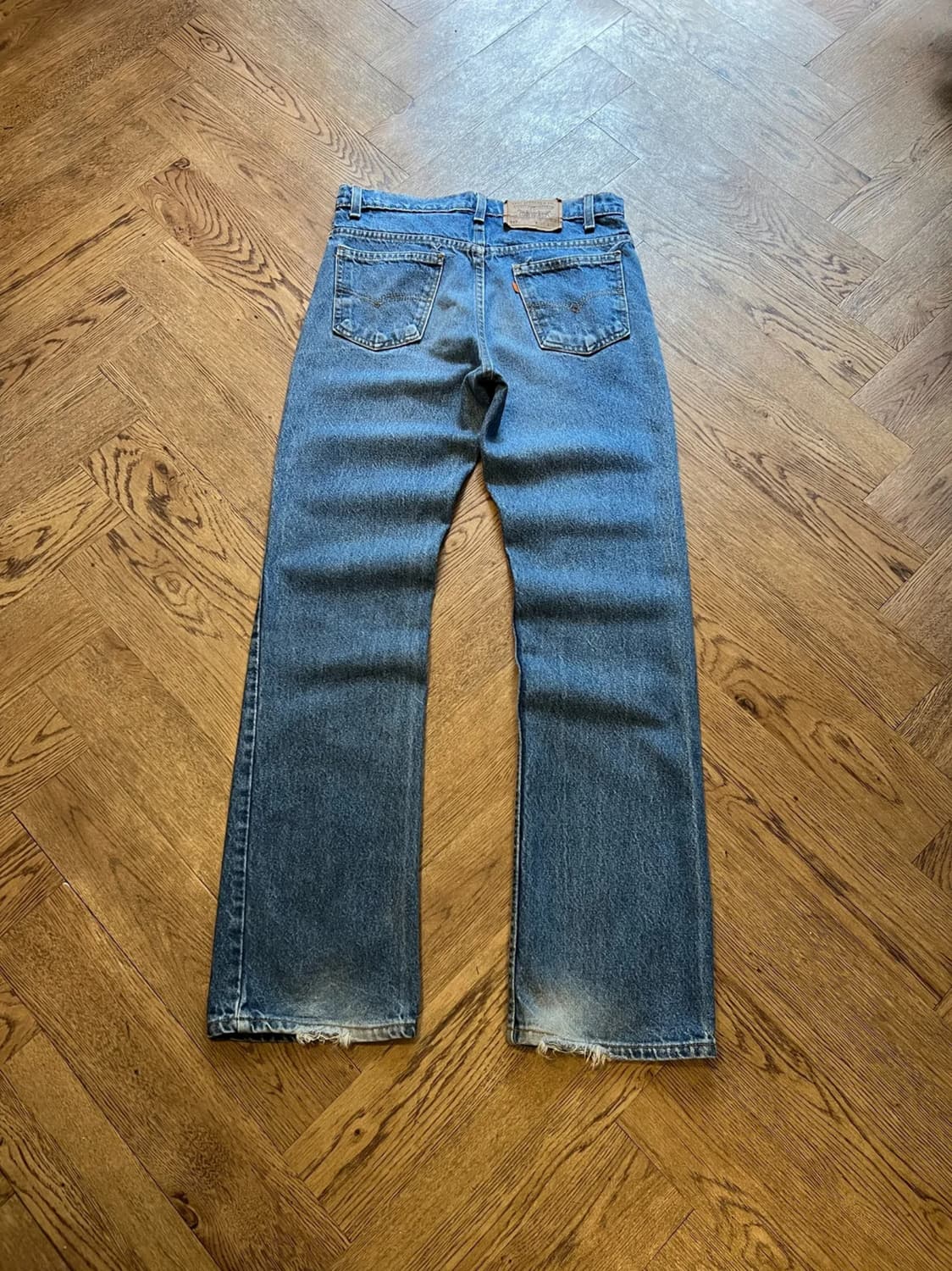 [32]90s 리바이스 USA Made 오랜지탭 517 데님팬츠 L158 상품이미지1