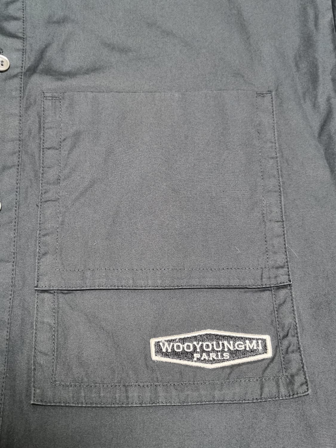 우영미 백로고 셔츠 상품이미지6