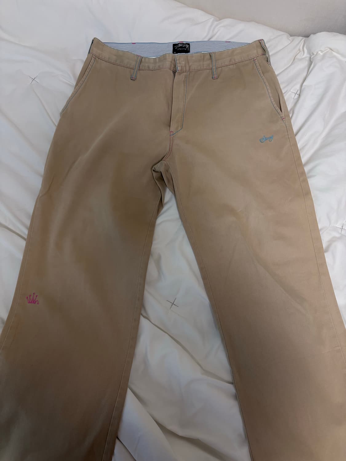 스투시 재펜 베이지 팬츠 32사이즈 상품이미지1