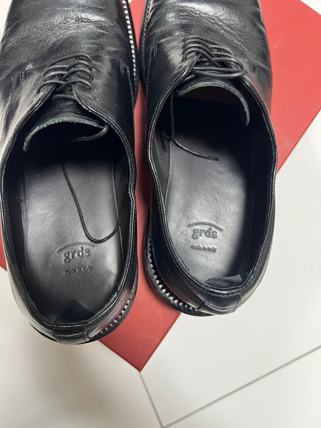 택포27) 그라더스 grds 블루처08 더비슈즈 블랙 265 상품이미지6