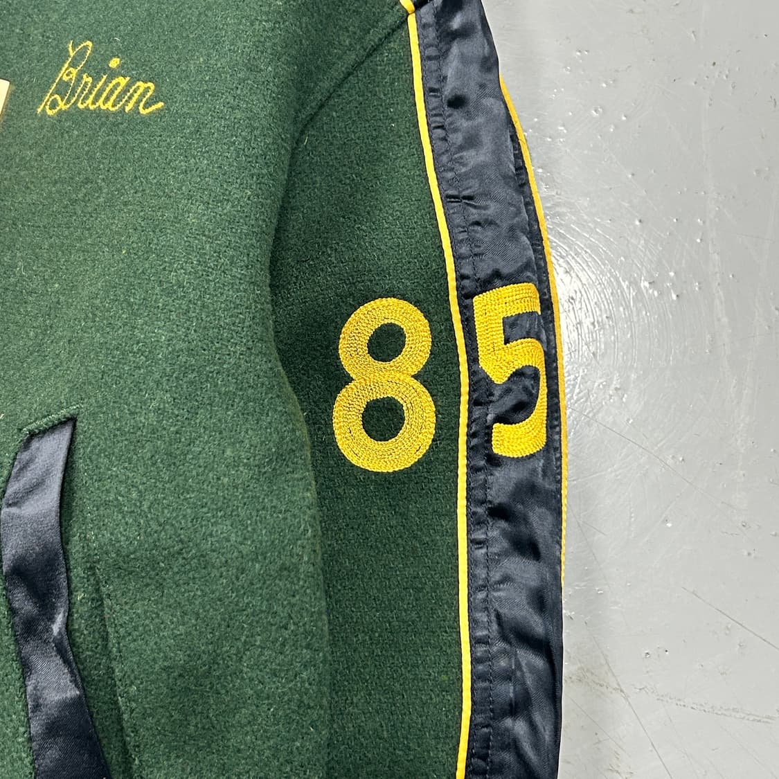 휴스턴 그린 울 리버시블 스타디움 자켓  상품이미지3