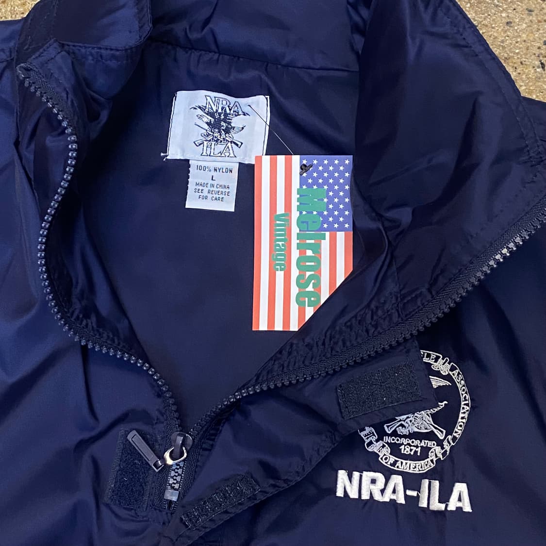 USA 미국 빈티지 NRA-ILA 아노락 바람막이 상품이미지2