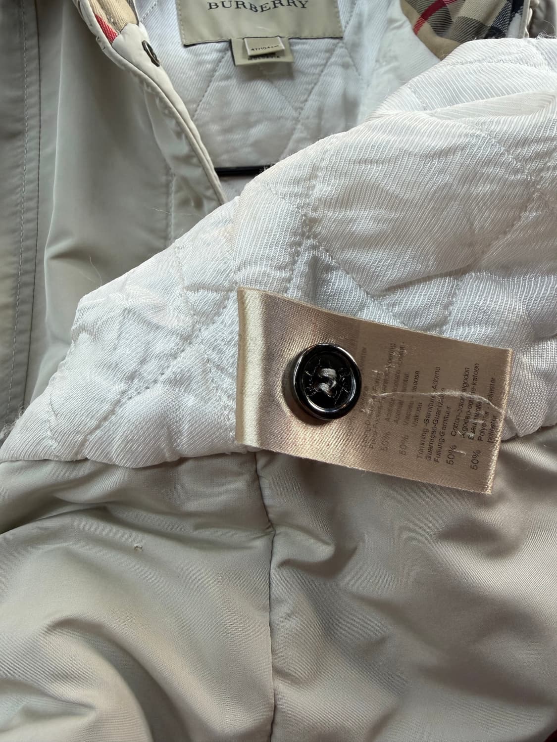 4Y/ 버버리 칠드런 경량 패딩 트렌치코트 상품이미지8